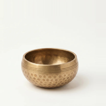 Hand-Forged Bronze Singing Bowl for Reset