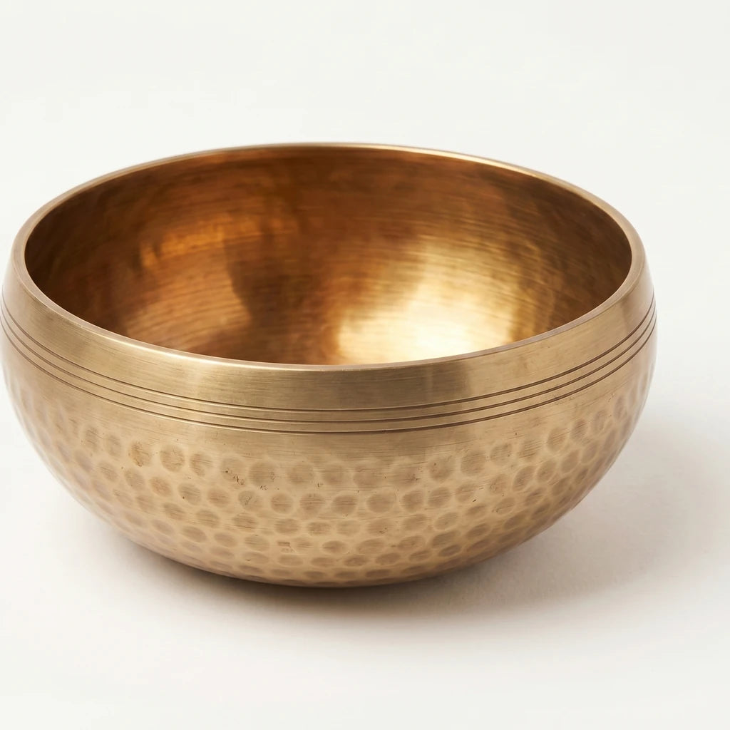 Hand-Forged Bronze Singing Bowl for Reset