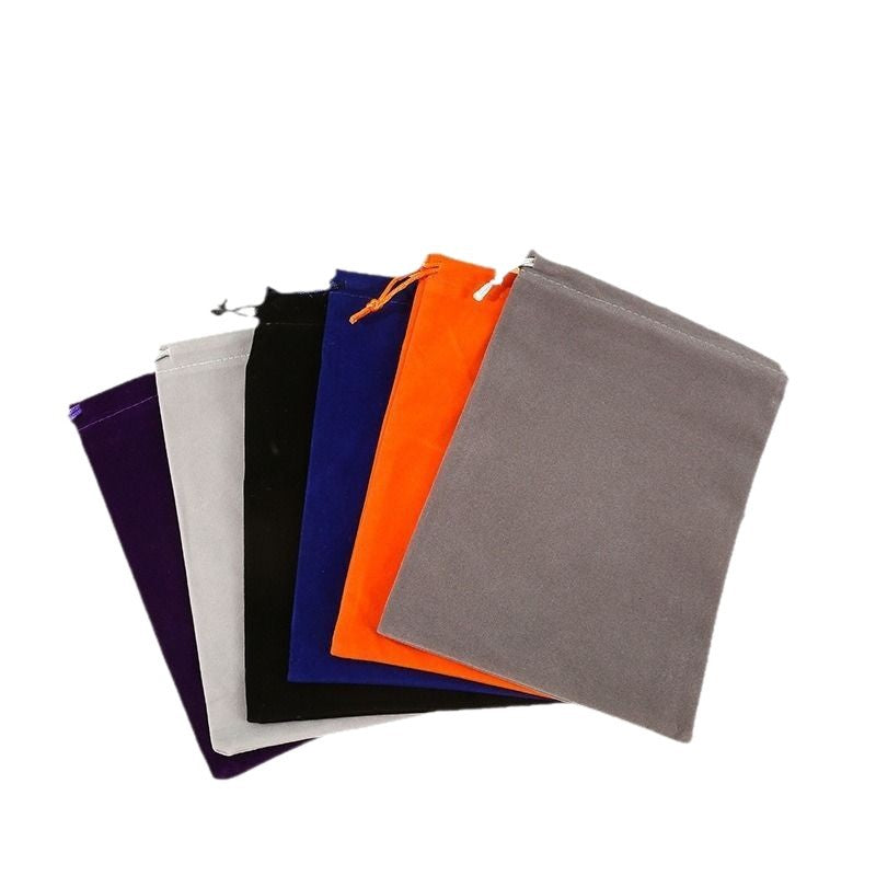 Flannel Drawstring Jewelry Storage Bag