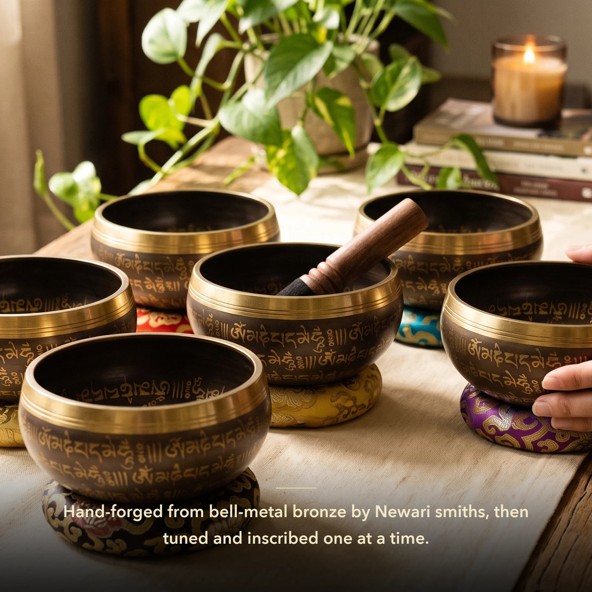 Hand-forged by Newari smiths in Patan, Nepal